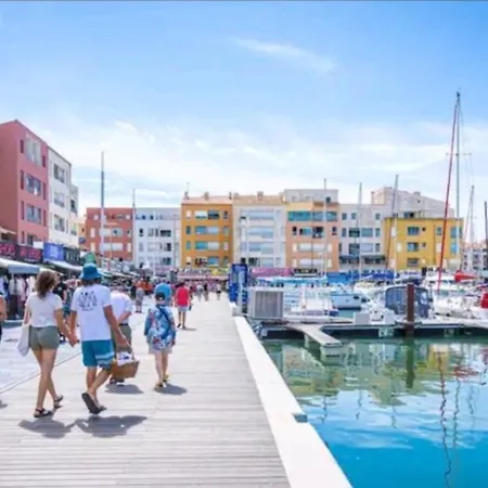 Cap D'agde - Lumineux 2 - 4 Personnes Terrasse Avec Vue