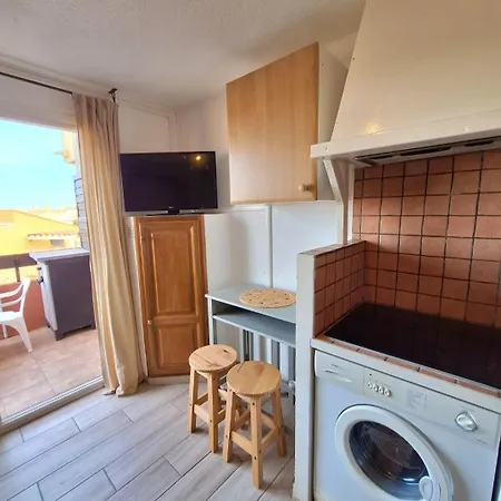 Daire Cap D'agde - Lumineux 2 - 4 Personnes Terrasse Avec Vue *