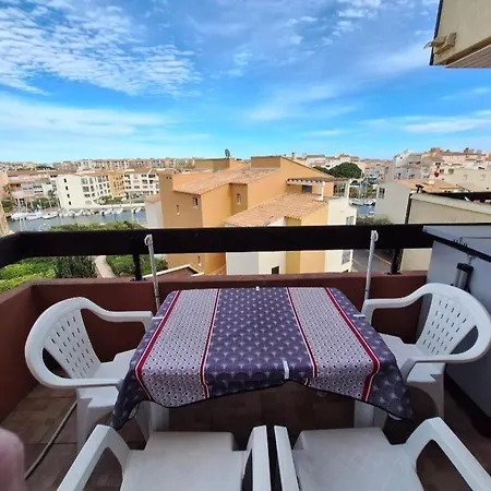 Cap D'agde - Lumineux 2 - 4 Personnes Terrasse Avec Vue *