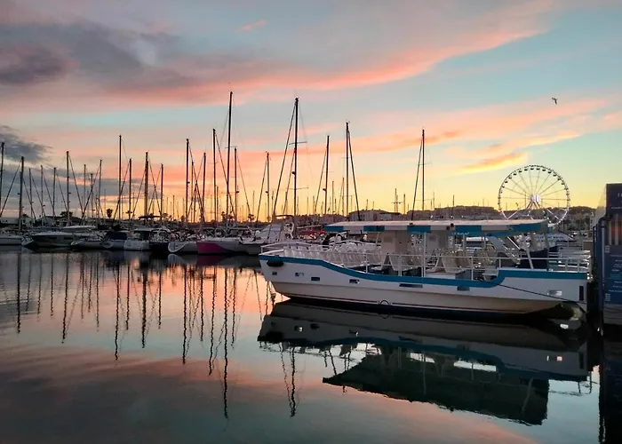 Cap D'agde - Lumineux 2 - 4 Personnes Terrasse Avec Vue アパート *