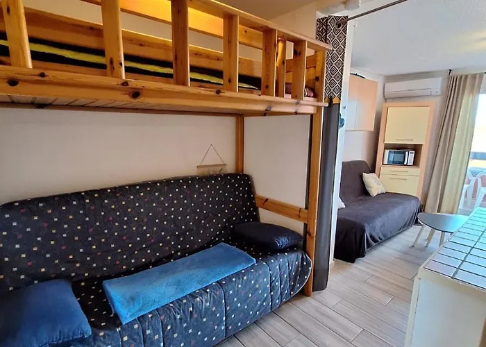 アパート Cap D'agde - Lumineux 2 - 4 Personnes Terrasse Avec Vue