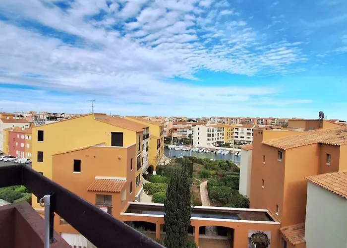 Cap D'agde - Lumineux 2 - 4 Personnes Terrasse Avec Vue
