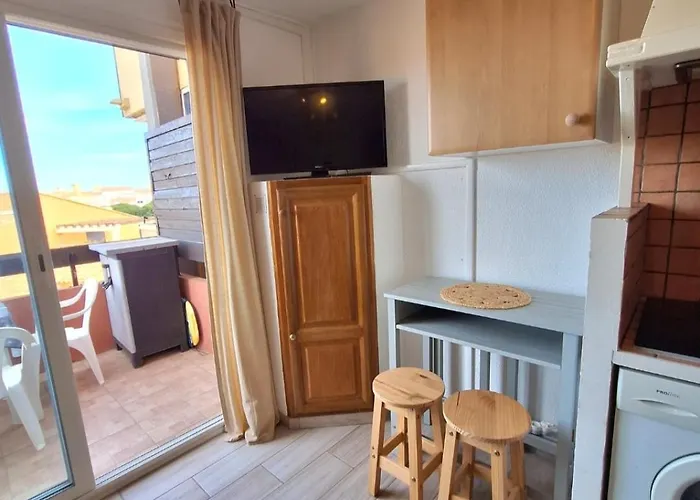 アパート Cap D'agde - Lumineux 2 - 4 Personnes Terrasse Avec Vue