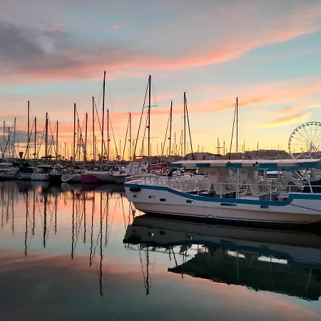 Cap D'agde - Lumineux 2 - 4 Personnes Terrasse Avec Vue Lägenhet *