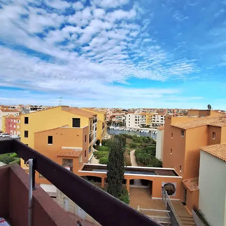 Cap D'agde - Lumineux 2 - 4 Personnes Terrasse Avec Vue