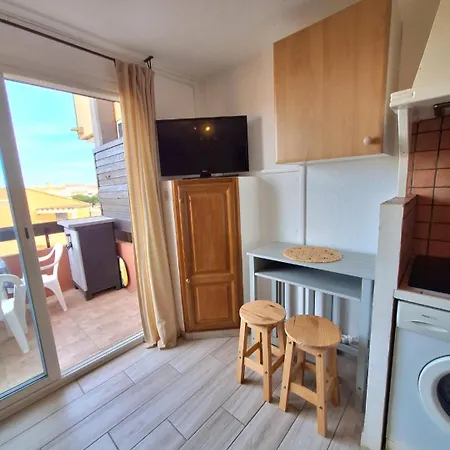 Lägenhet Cap D'agde - Lumineux 2 - 4 Personnes Terrasse Avec Vue