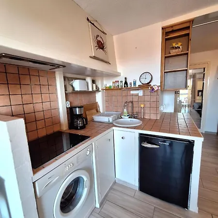 Cap D'agde - Lumineux 2 - 4 Personnes Terrasse Avec Vue Lägenhet