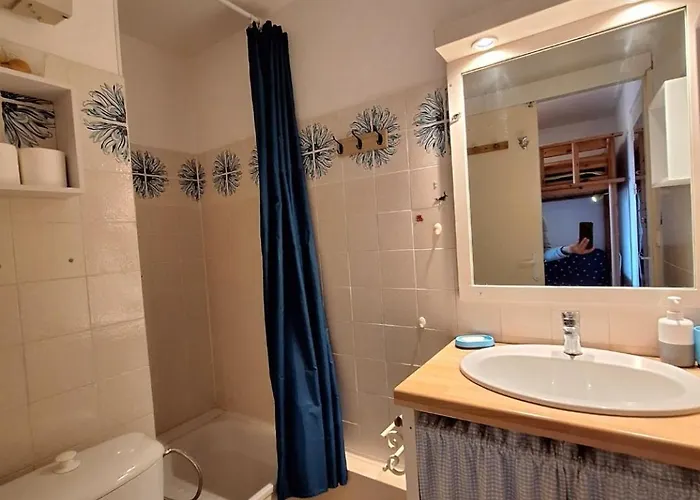 Cap D'agde - Lumineux 2 - 4 Personnes Terrasse Avec Vue דירה אגדה