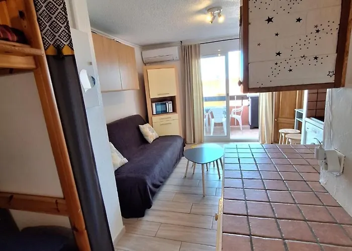 Cap D'agde - Lumineux 2 - 4 Personnes Terrasse Avec Vue