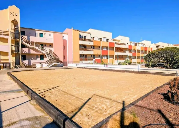 Cap D'agde - Lumineux 2 - 4 Personnes Terrasse Avec Vue דירה