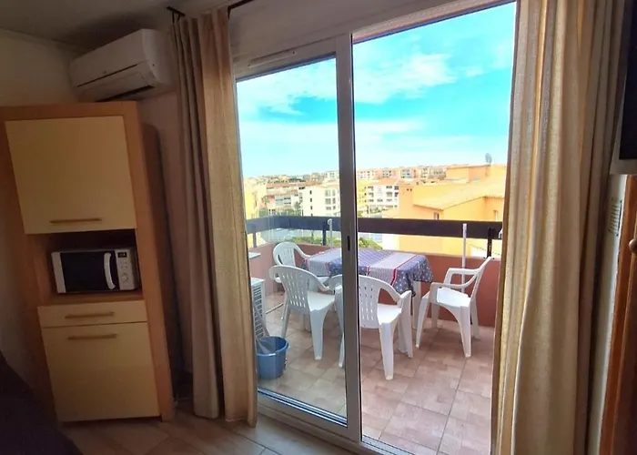 Cap D'agde - Lumineux 2 - 4 Personnes Terrasse Avec Vue *