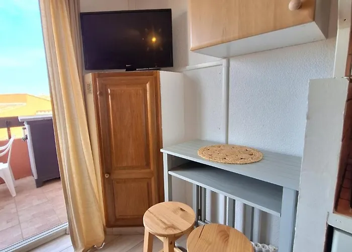 Cap D'agde - Lumineux 2 - 4 Personnes Terrasse Avec Vue אגדה