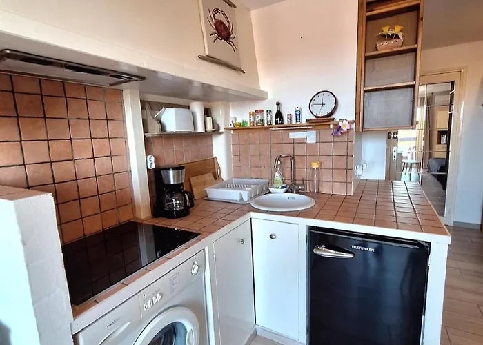 Cap D'agde - Lumineux 2 - 4 Personnes Terrasse Avec Vue アパート