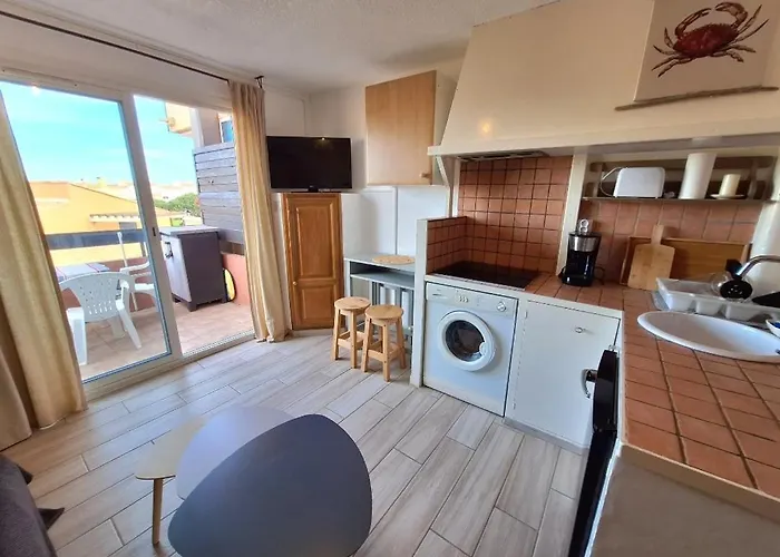 דירה Cap D'agde - Lumineux 2 - 4 Personnes Terrasse Avec Vue *