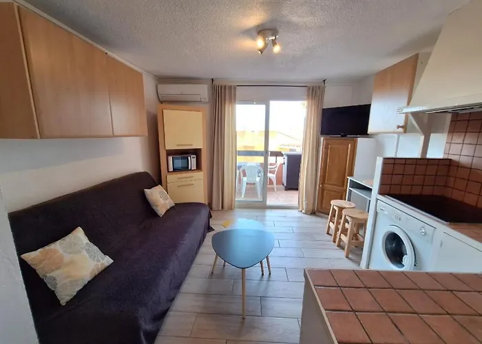 Cap D'agde - Lumineux 2 - 4 Personnes Terrasse Avec Vue アパート *