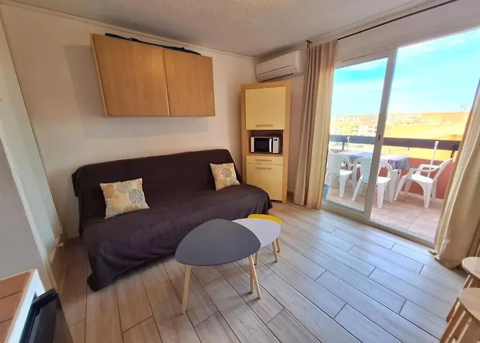 Cap D'agde - Lumineux 2 - 4 Personnes Terrasse Avec Vue * アグド